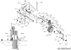 Cub Cadet Ersatzteile Motorhacken VT 100 21A-70M8710  (2017) Keilriemenantrieb