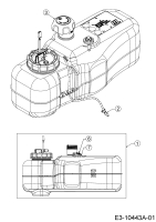 Cub Cadet Ersatzteile Zero Turn XZ2  107I 17AWCBYS603  (2018) Tank