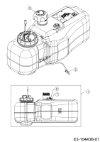 Cub Cadet Ersatzteile Zero Turn XZ2  107I 17AWCBYS603  (2019) Tank
