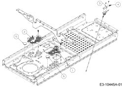 Cub Cadet Ersatzteile Zero Turn XZ2 117I 17AWCBYT603  (2019) Halteplatten Rahmen