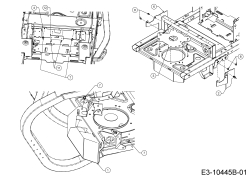 Cub Cadet Ersatzteile Zero Turn XZ5 L127 17AIEACZ603 (2020) Halteplatten Rahmen