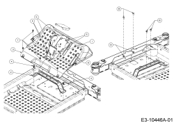 Cub Cadet Ersatzteile Zero Turn XZ2 127 17AICBYQ603  (2018) Lenksäulenhalter
