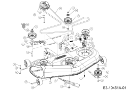 Cub Cadet Ersatzteile Zero Turn XZ2 127 17AICBYQ603  (2018) Mähwerk Q (50/127cm)