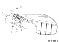 Cub Cadet Ersatzteile Rasentraktoren XT2 PS107 13AGA1TS603 (2022) Deflektor