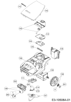Ersatzteile Robomow Mähroboter MC150 Typ: PRD7002Y  (2014) Grundgerät