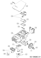 Ersatzteile Robomow Mähroboter MC400 (Red) Typ: PRD7004Y2  (2016) Grundgerät