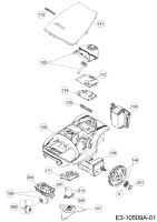 Ersatzteile Robomow Mähroboter TC300 Typ: PRD7004P  (2014) Grundgerät