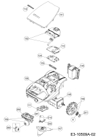 Ersatzteile Robomow Mähroboter TC150 Typ: PRD7002P  (2014) Grundgerät