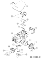 Ersatzteile Robomow Mähroboter MC400 (Black) Typ: PRD7004P2  (2016) Grundgerät