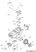 Ersatzteile Robomow Mähroboter MC1200 (Black) Typ: PRD7012P1  (2016) Grundgerät