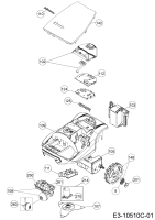 Ersatzteile Robomow Mähroboter MC400 (White) Typ: PRD7004YW2  (2016) Grundgerät