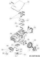 Ersatzteile Robomow Mähroboter RC306 (White) Typ: PRD7006BW  (2015) Grundgerät