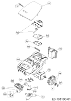 Ersatzteile Robomow Mähroboter RC304 (White) Typ: PRD7004CW  (2016) Grundgerät