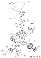 Ersatzteile Robomow Mähroboter RC312 (White) Typ: PRD7012BW  (2016) Grundgerät