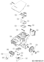 Ersatzteile Robomow Mähroboter RC304 PRO Typ: PRD7004G  (2017) Grundgerät