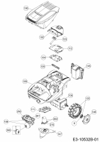 Ersatzteile WOLF-Garten Mähroboter Loopo M2000 Typ: 22BCFAEA650 (2020) Grundgerät 