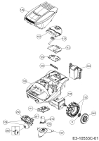 Cub Cadet Ersatzteile Mähroboter XR2 1000 22CCBAAD603 (2020) Grundgerät