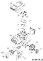 Cub Cadet Ersatzteile Mähroboter XR2 1500 22BCDAED603 (2020) Grundgerät