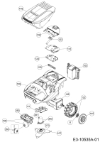 Cub Cadet Ersatzteile Mähroboter XR2 2000 22ACFAFD603  (2018) Grundgerät