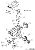 Cub Cadet Ersatzteile Mähroboter XR2 2000 22CCFAFD603 (2020) Grundgerät