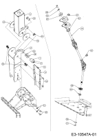 Cub Cadet Ersatzteile Zero Turn Z-Force S 60 17BSDGHD010  (2018) Lenksäule, Lenksäulenverstellung
