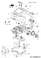 Ersatzteile Robomow Mähroboter MS 1800 Typ: PRD6200Y  (2014) Elektromotore, Gehäuse, Messer, Räder