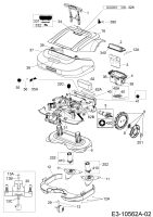 Ersatzteile Robomow Mähroboter RS622 (White) Typ: PRD6200AW  (2014) Elektromotore, Gehäuse, Messer, Räder