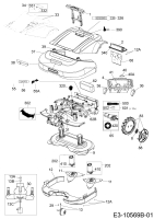 Ersatzteile Robomow Mähroboter RS615U (Black) Typ: 22ASBB-A619  (2018) Elektromotore, Gehäuse, Messer, Räder
