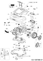 Ersatzteile Robomow Mähroboter RS630 US Typ: PRD6300US1G  (2016) Elektromotore, Gehäuse, Messer, Räder