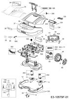 Ersatzteile Robomow Mähroboter RS635 PRO S Typ: 22BSGAFD619  (2019) Elektromotore, Gehäuse, Messer, Räder