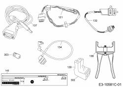 Ersatzteile WOLF-Garten Mähroboter Loopo M2000 Typ: 22BCFAEA650 (2020) Kabel, Kabelanschluß, Regensensor, Werkzeug 