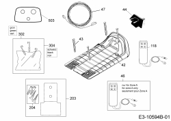 Ersatzteile Robomow Mähroboter MS 1800 Typ: PRD6200Y  (2014) Basisstation, Heringe und Rasennägel, Power-Räder, Stromversorgung, Verlängerung