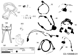 Ersatzteile Robomow Mähroboter MS 3500 (Black) Typ: PRD6300P  (2016) Kabel, Kabelanschluß, Regensensor, Werkzeug