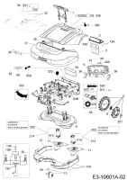Ersatzteile Robomow Mähroboter RS615U (Red) Typ: PRD6100YR  (2017) Elektromotore, Gehäuse, Messer, Räder