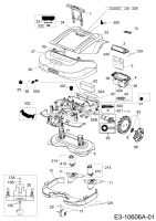 Ersatzteile Robomow Mähroboter RS615 (Green) Typ: PRD6100C  (2016) Elektromotore, Gehäuse, Messer, Räder