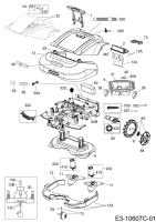 Ersatzteile Robomow Mähroboter RS615 PRO Typ: 22BSBA-D619  (2019) Elektromotore, Gehäuse, Messer, Räder