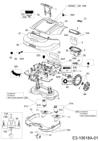 Ersatzteile Robomow Mähroboter RS615 PRO (White) Typ: PRD6100W1  (2017) Elektromotore, Gehäuse, Messer, Räder