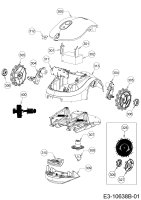 Ersatzteile Robomow Mähroboter RX20U (Black) Typ: 22AXDBAA619  (2018) Grundgerät