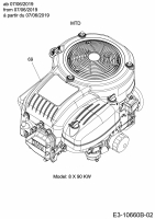 Cub Cadet Ersatzteile Rasentraktoren XT1 OS96 13B8A1CF603  (2020) Motor MTD