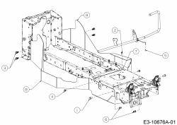 Cub Cadet Ersatzteile Rasentraktoren XT2 PS117I 13CZA1CN603  (2019) Keilriemenschutz