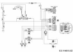 Cub Cadet Ersatzteile Rasentraktoren LT3 PS107 13BJ79DG603 (2021) Schaltplan