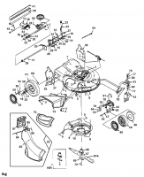 Ersatzteile Yard-Man Motormäher mit Antrieb YM 6521 C Typ: 12A-999L643 (1999) Grundgerät