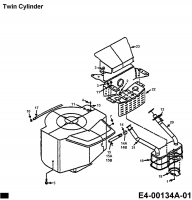 Ersatzteile MTD Rasentraktor E 160 Typ: 136R765N678  (1996) Motorzubehör 