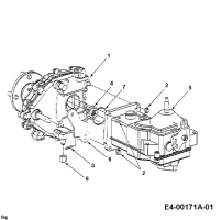 Ersatzteile White Zero Turn 42 Z Typ: 53AC255G679  (1998) Getriebe, Hydrostat