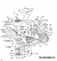 Ersatzteile White Zero Turn 42 Z Typ: 53AC255G679  (1998) Elektroteile
