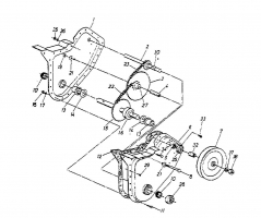 Ersatzteile MTD Motorhacke T 035 Typ: 21A-035-678  (1999) Getriebe 