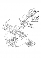 Ersatzteile MTD Motorhacke T/430 Typ: 21A-430-678  (1999) Hacksterne, Holm 