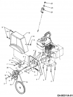 Ersatzteile Yard-Man Schneefräsen E 993 I Typ: 31AE993I643  (2001) Fahrantrieb