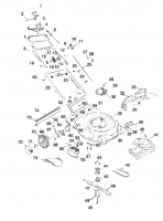 Ersatzteile Delverde Motormäher mit Antrieb E 468 Typ: 12AE468O616  (1998) Grundgerät