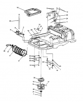 Ersatzteile White Zero Turn 48-Z Typ: 53BA1A6M679  (1998) Auspuff, Bowdenzüge, Elektromagnetkupplung